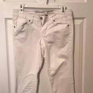 Merona White Jeans! Modern Straight Sz 2! Perfect!